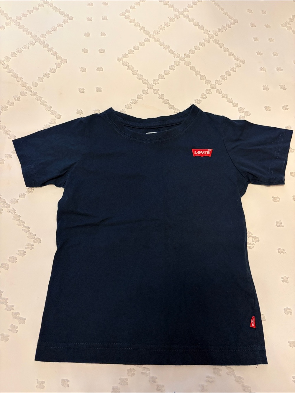 Levi's Navy Short Sleeve Tee with Red Logo